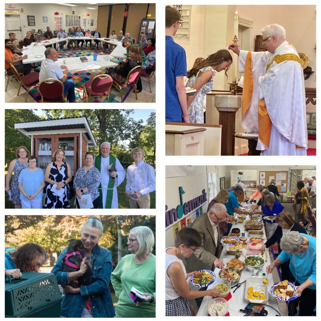 collage of church images